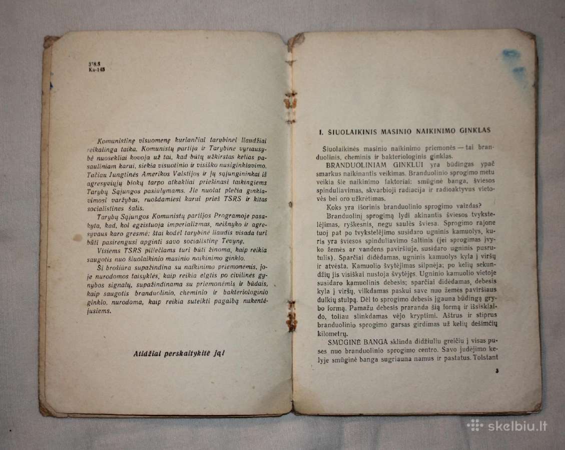 Kaip saugotis nuo masinio naikinimo ginklo 1962m. - nuotraukos Nr. 3
