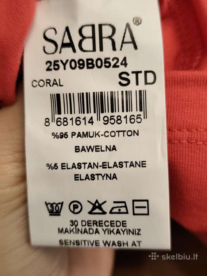 Palaidinė be rankovių koralų spalvos - nuotraukos Nr. 6
