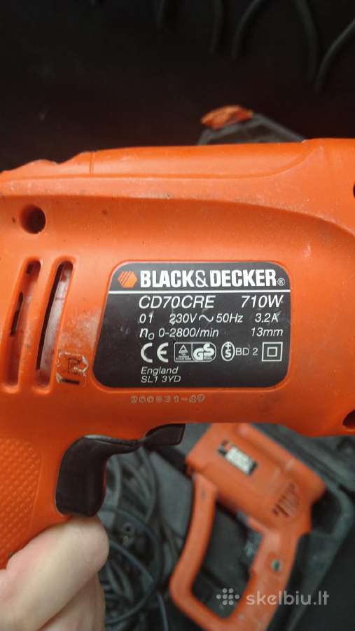 Black & Decker 6 įrankiai - nuotraukos Nr. 9