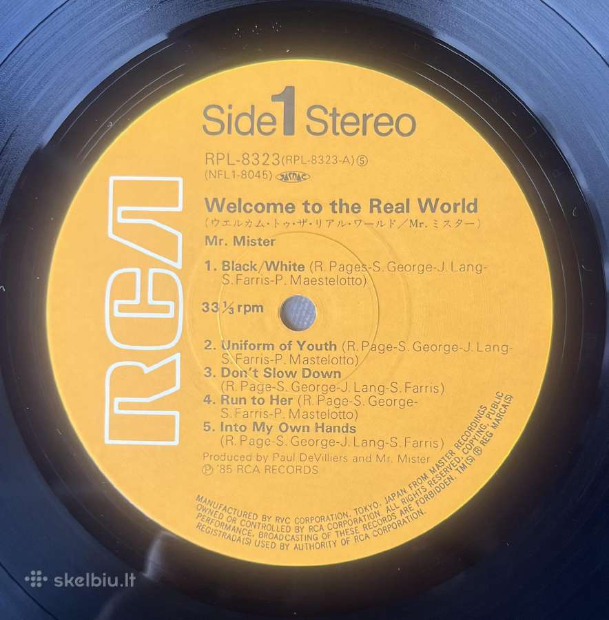 Mr. Mister Welcome To The Real World Japonija - nuotraukos Nr. 3