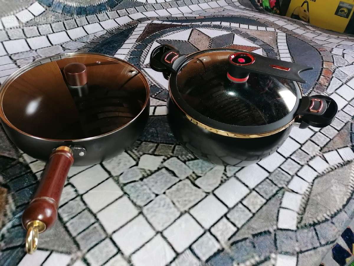 Ketaus sunkios keptuvės, puodai - nuotraukos Nr. 23