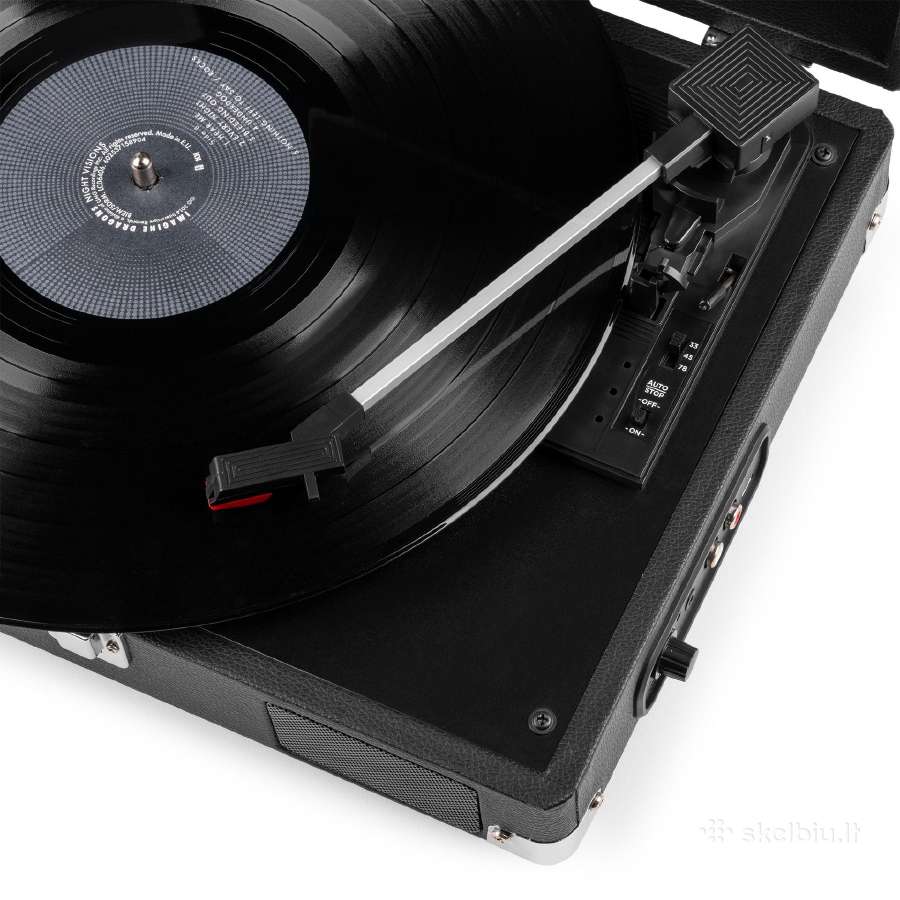 Audizio Rp111bk patefonas - lagaminas juodas - nuotraukos Nr. 10
