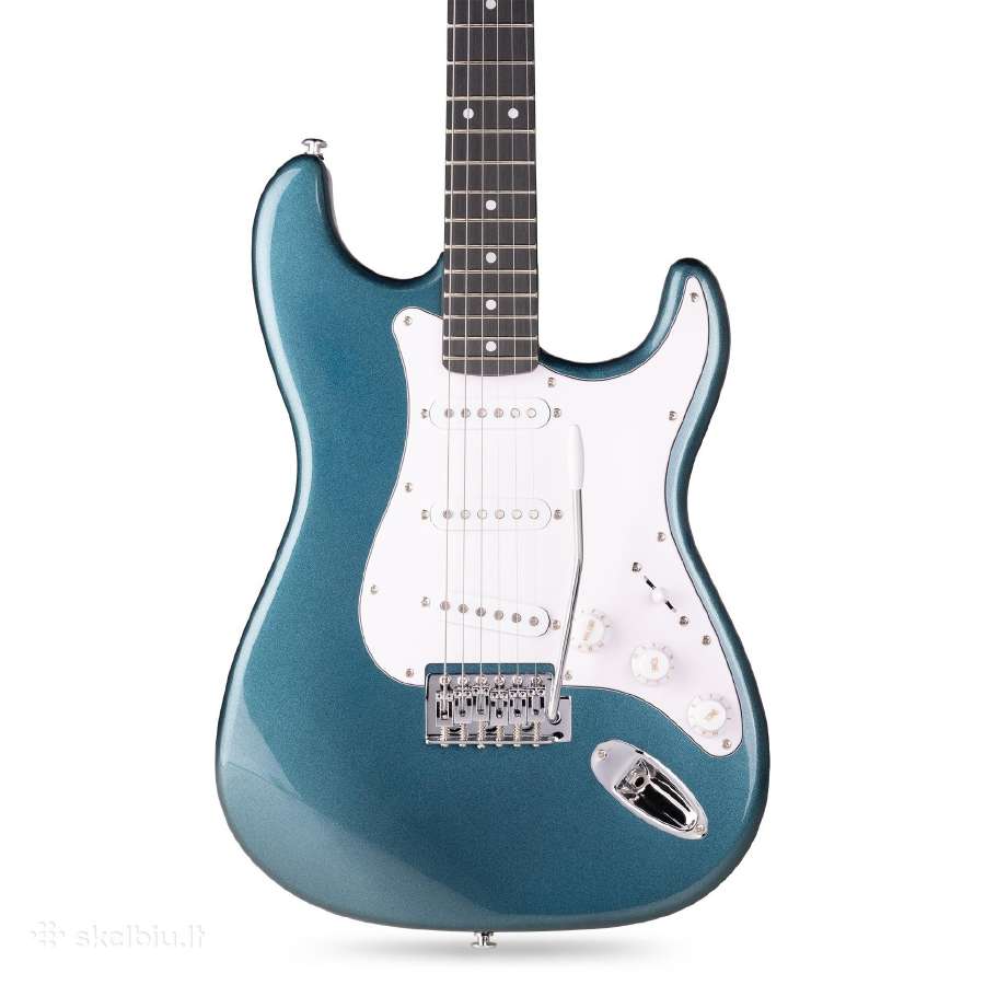 Max Gigkit elektrinės gitaros komplektas mėlyna - nuotraukos Nr. 5
