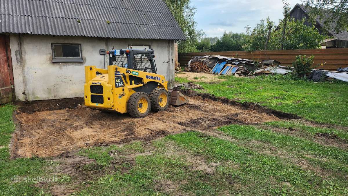 Mini krautuvo, ekskovatoriaus nuoma - nuotraukos Nr. 15