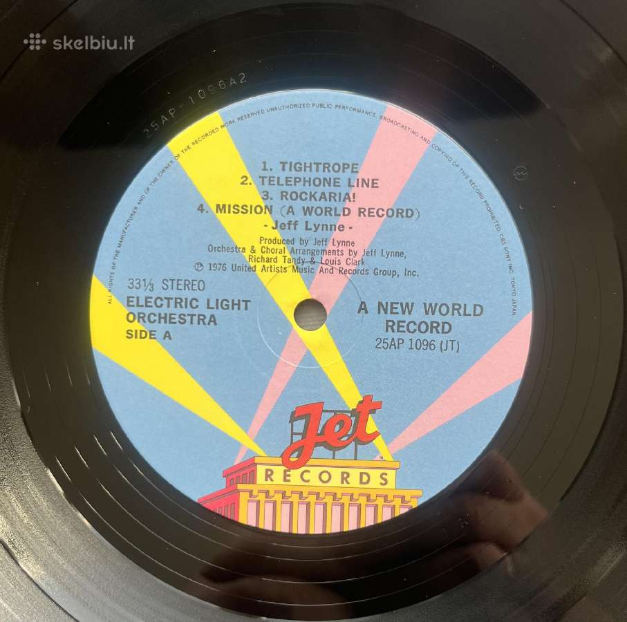 Electric Light Orchestra A New World Record Japan - nuotraukos Nr. 3