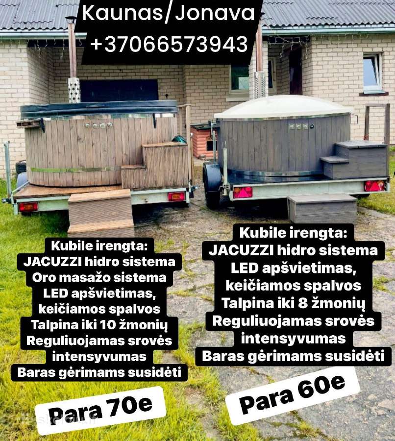 Mobilus kubilas ir Mobili pirtis nuoma nuo 60 eur. - nuotraukos Nr. 2