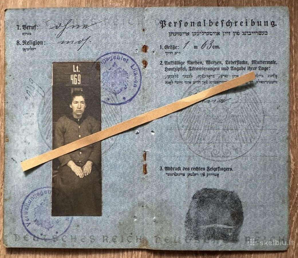 Ukmergė ( Wilkomir) Pasas 1 Pasaulinis karas