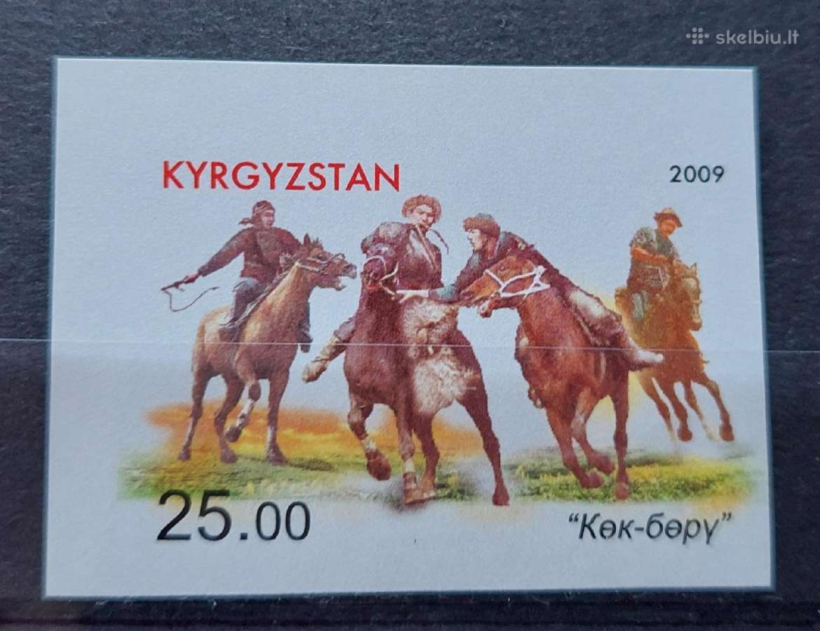 Kirgizija 2009 arkliu sportas, švarus, Michel 574b