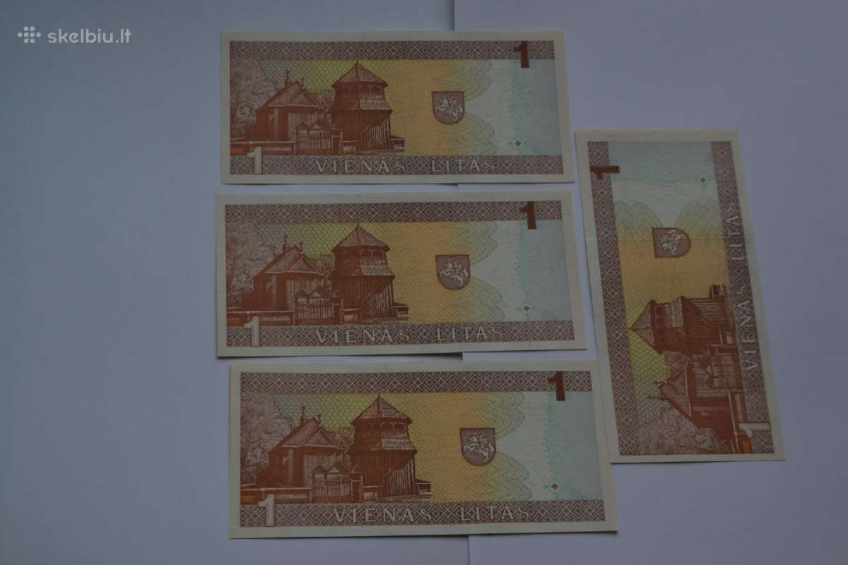 1 Litas 1994 m. Unc - nuotraukos Nr. 2