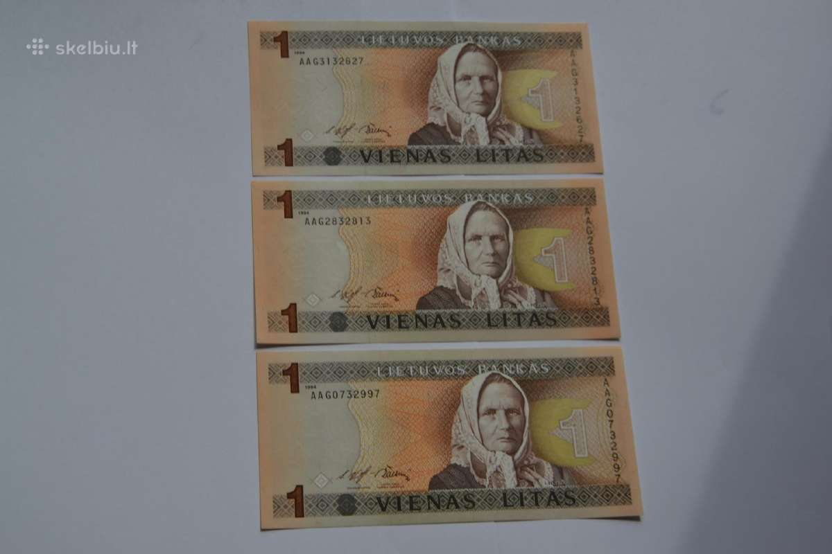 1 Litas 1994 m. Unc