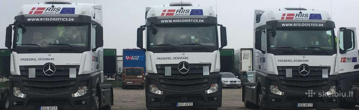 Ieškomas Vairuotojas su CE. Darbui Europoje.
