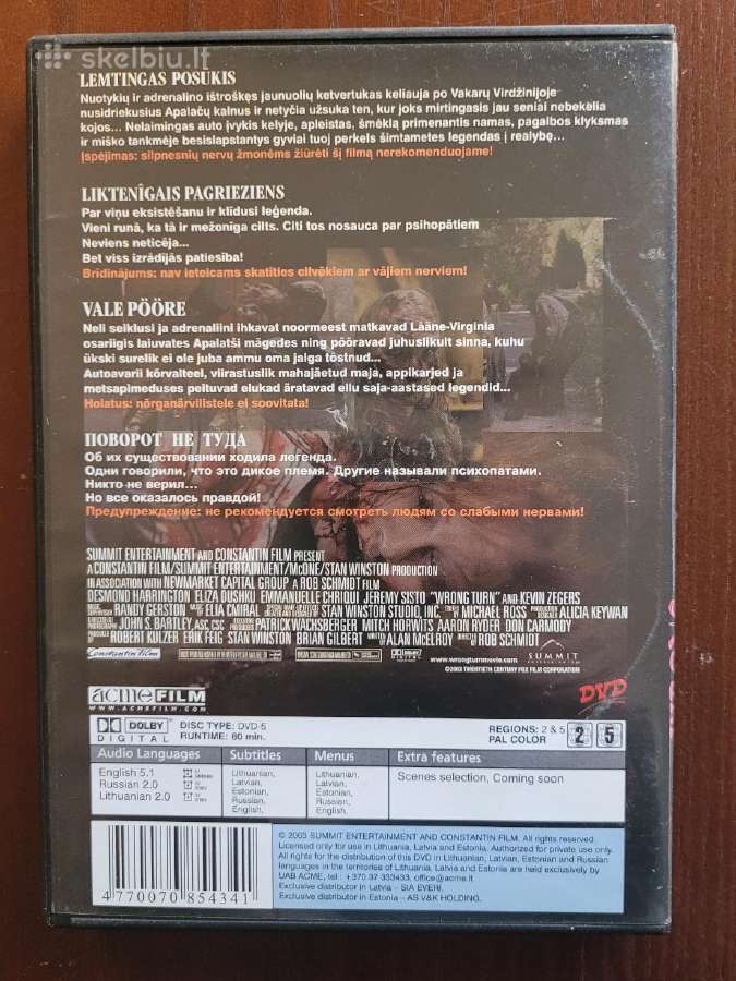 Dvd mistika, siaubas - nuotraukos Nr. 3