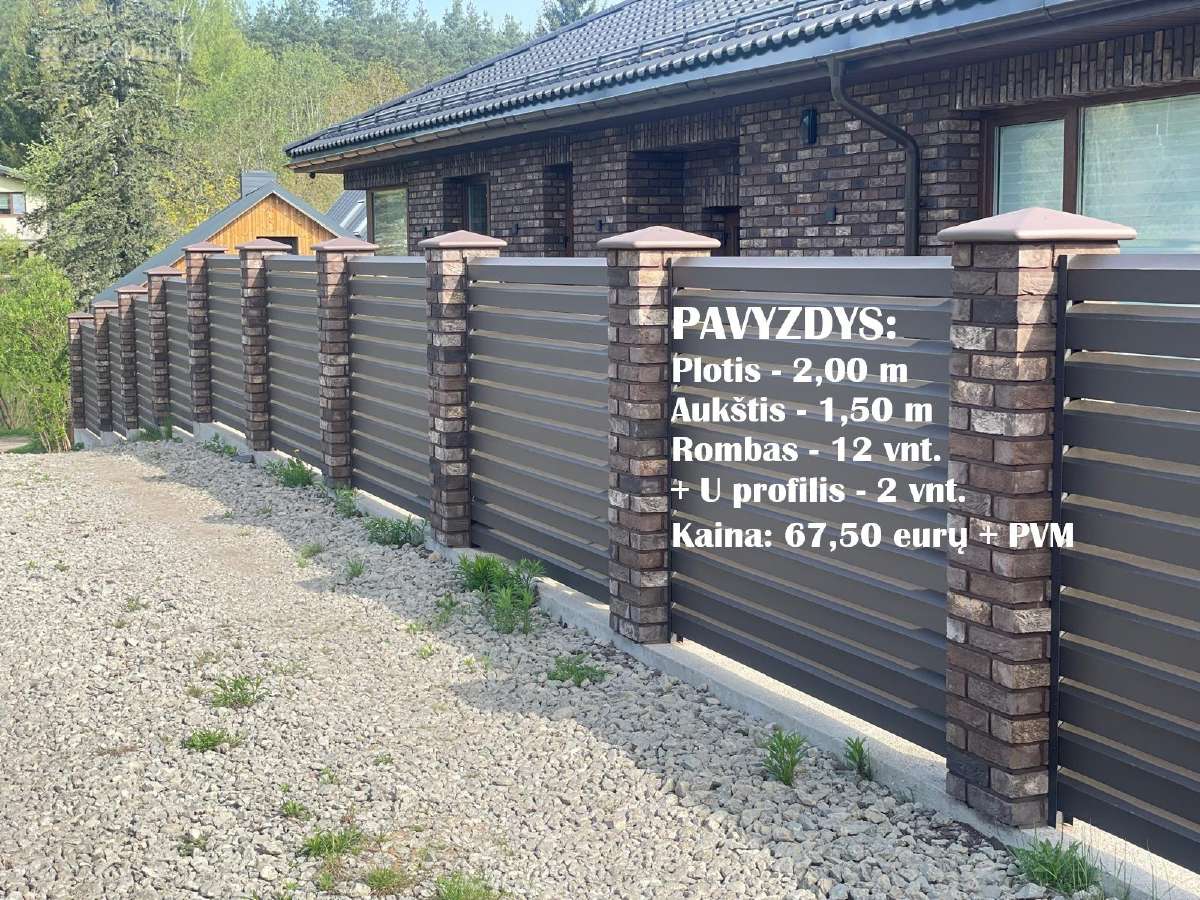 Skardinės Rombo tvoros su -30% nuolaida - nuotraukos Nr. 4