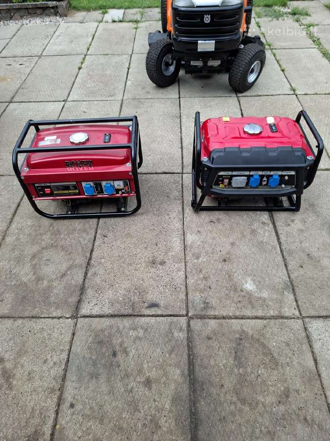 Benzininiai generatoriai 3.8kw ir 2kw
