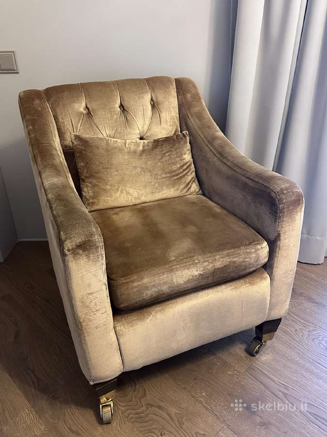 Elegantiškas prabangus foteliukas
