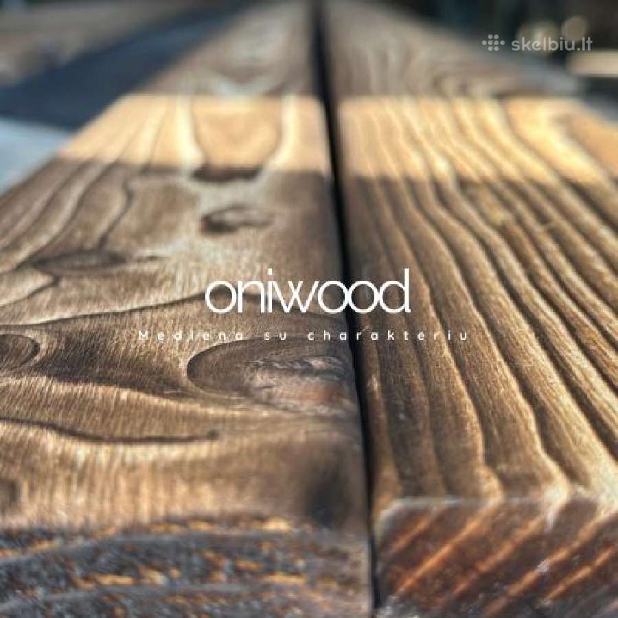 Skandinaviška deginta mediena fasadui - nuotraukos Nr. 26