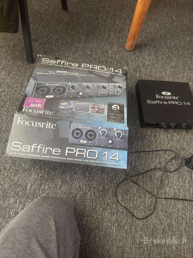 Focusrite saffire pro 14 - nuotraukos Nr. 4