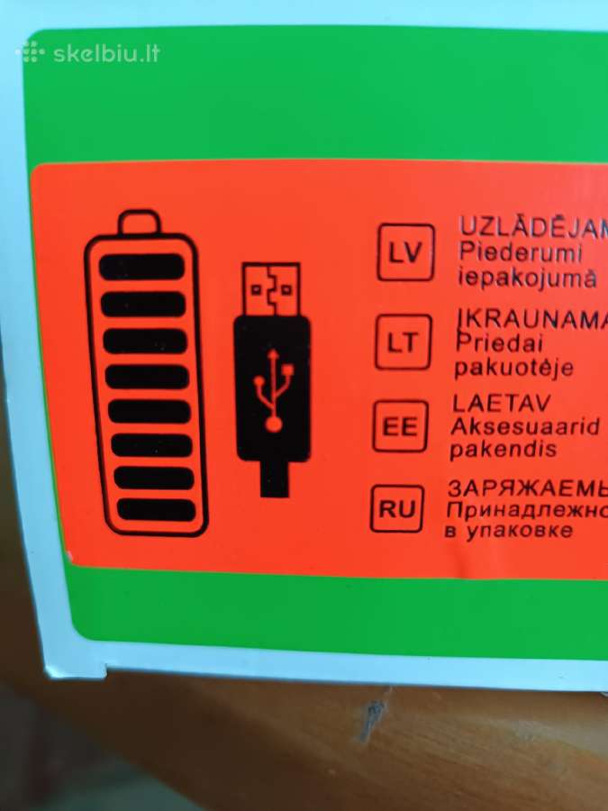 Įkraunamas LED žibintas su šviesos reguliatoriumi - nuotraukos Nr. 6