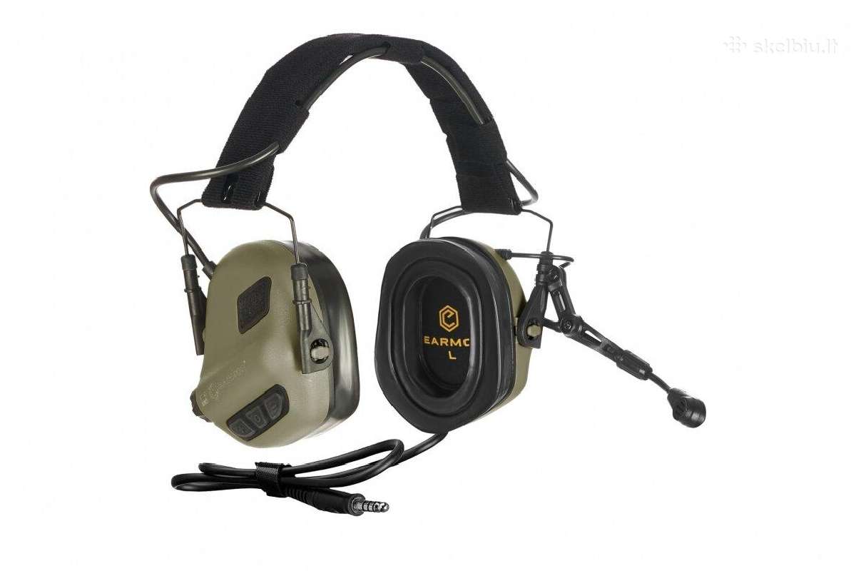 Aktyvios ausinės Earmor M32 Plus su mikrofonu
