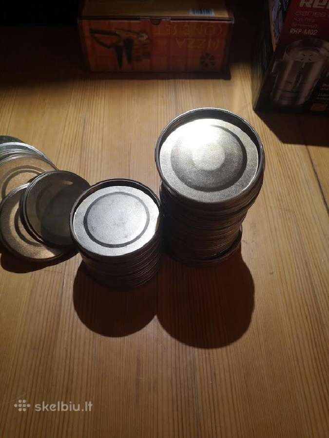 Dangteliai konservavimui 100 vienetu 5 eu