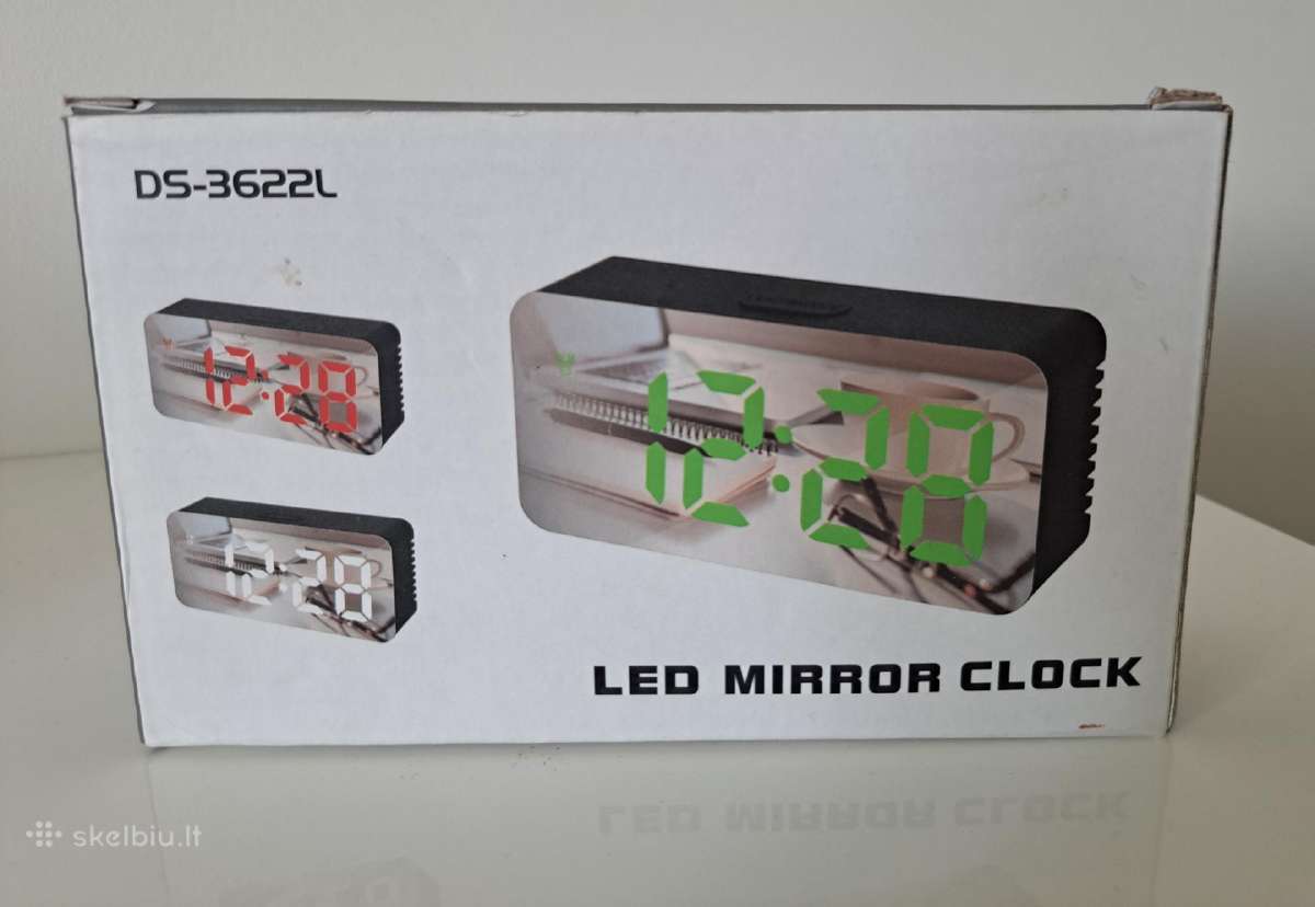 Naujas stalo LED laikrodis - nuotraukos Nr. 2
