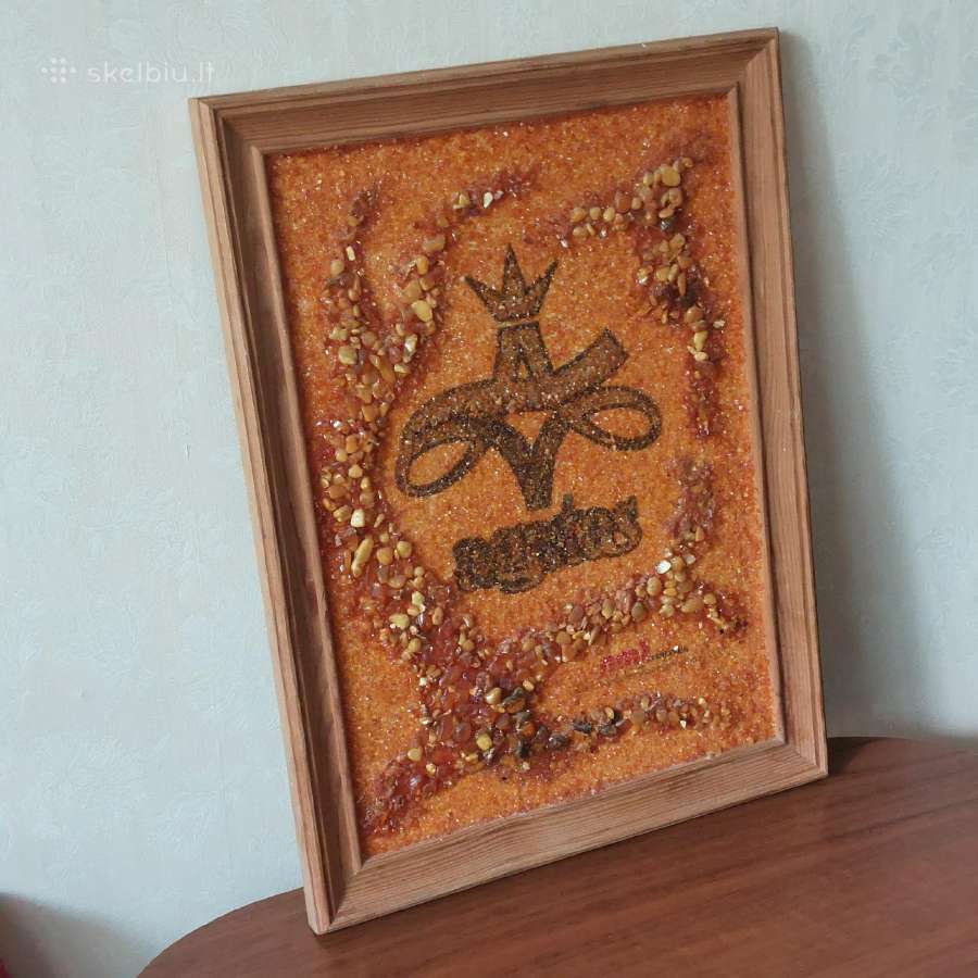 Paveikslas-mozaika iš gintaro .Amber Art . - nuotraukos Nr. 3