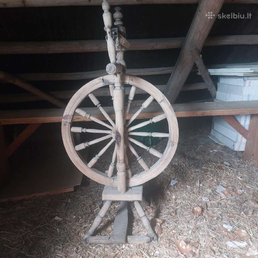 Senovilė ritė, siulams gaminti. Antikvariatas.