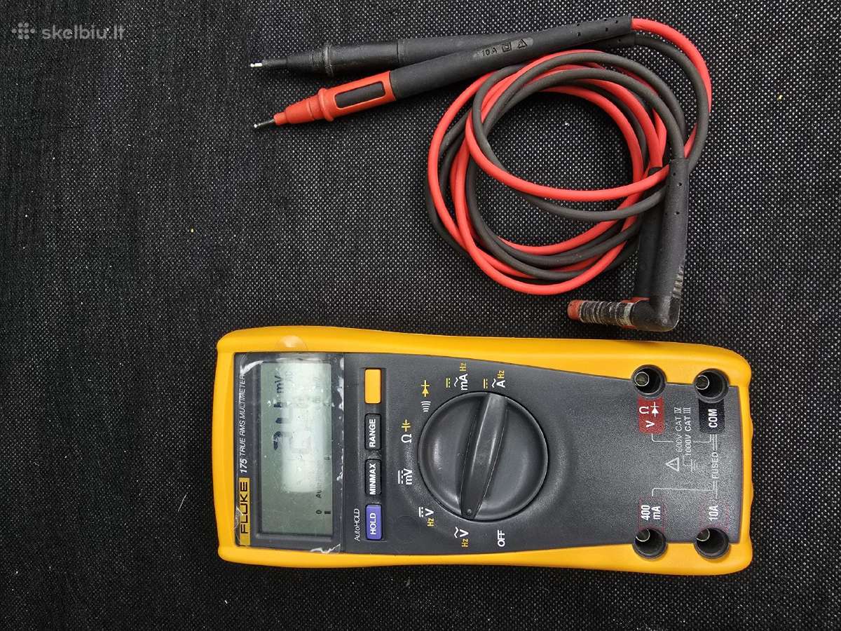 Multimetras Fluke 175 rankinis ir automatinis mata - nuotraukos Nr. 4