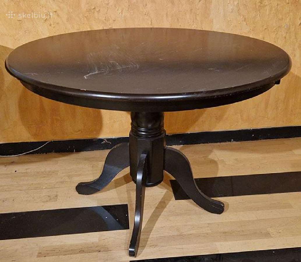 Apvalus stalas 106 cm skersmens 3 vnt.