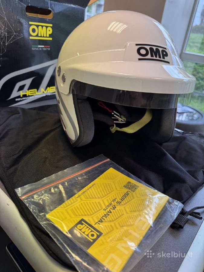 Omp J-r atviras homolguotas Fia šalmas XL dydžio - nuotraukos Nr. 2