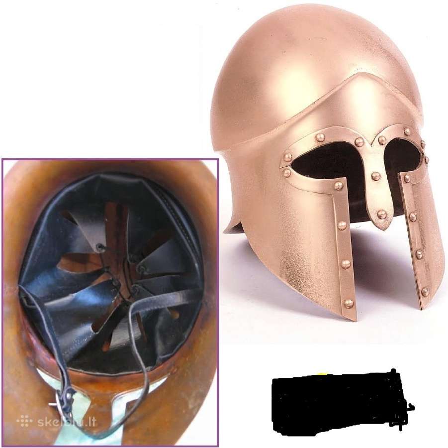 Šalmus,ww2 - nuotraukos Nr. 4