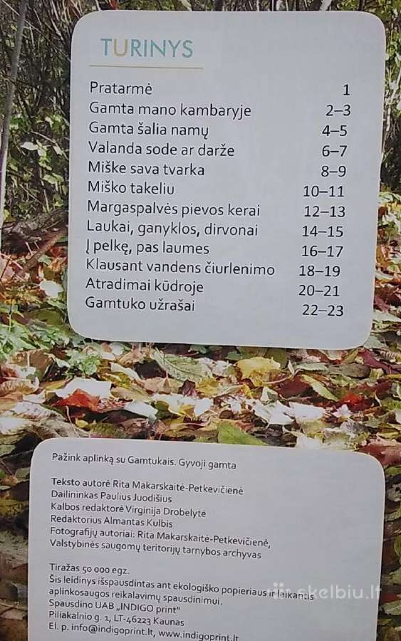 2 knygutės: Pažink aplinką su gamtukai - nuotraukos Nr. 3