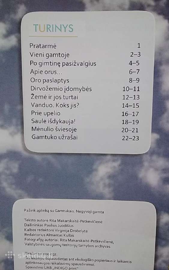 2 knygutės: Pažink aplinką su gamtukai - nuotraukos Nr. 6