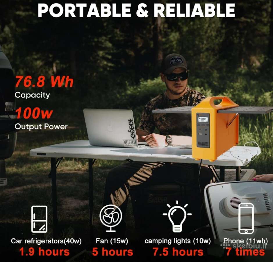 Žvejybos reikmenys saulės energijos stotelė žvejui - nuotraukos Nr. 7