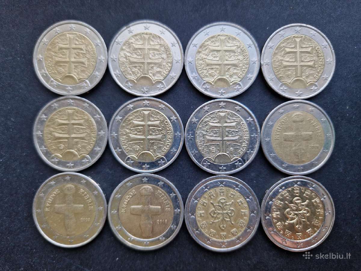 Nacionalinės 2 eurų nominalo monetos 2.05-2.50 Eur - nuotraukos Nr. 2