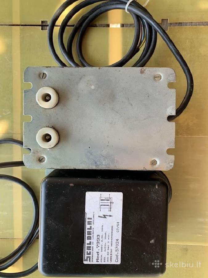 Uzdegimo transformatorius Scaldalai
