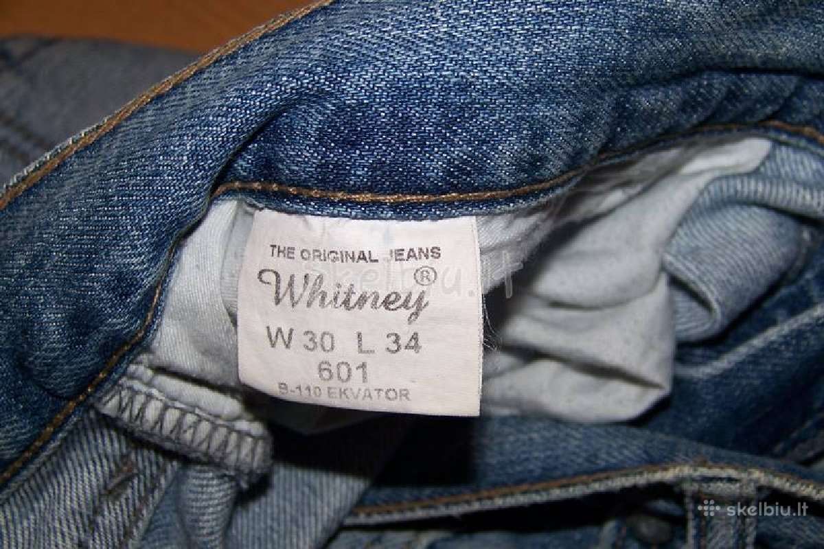 Moteiški džinsai whitney w30 l34 - nuotraukos Nr. 4