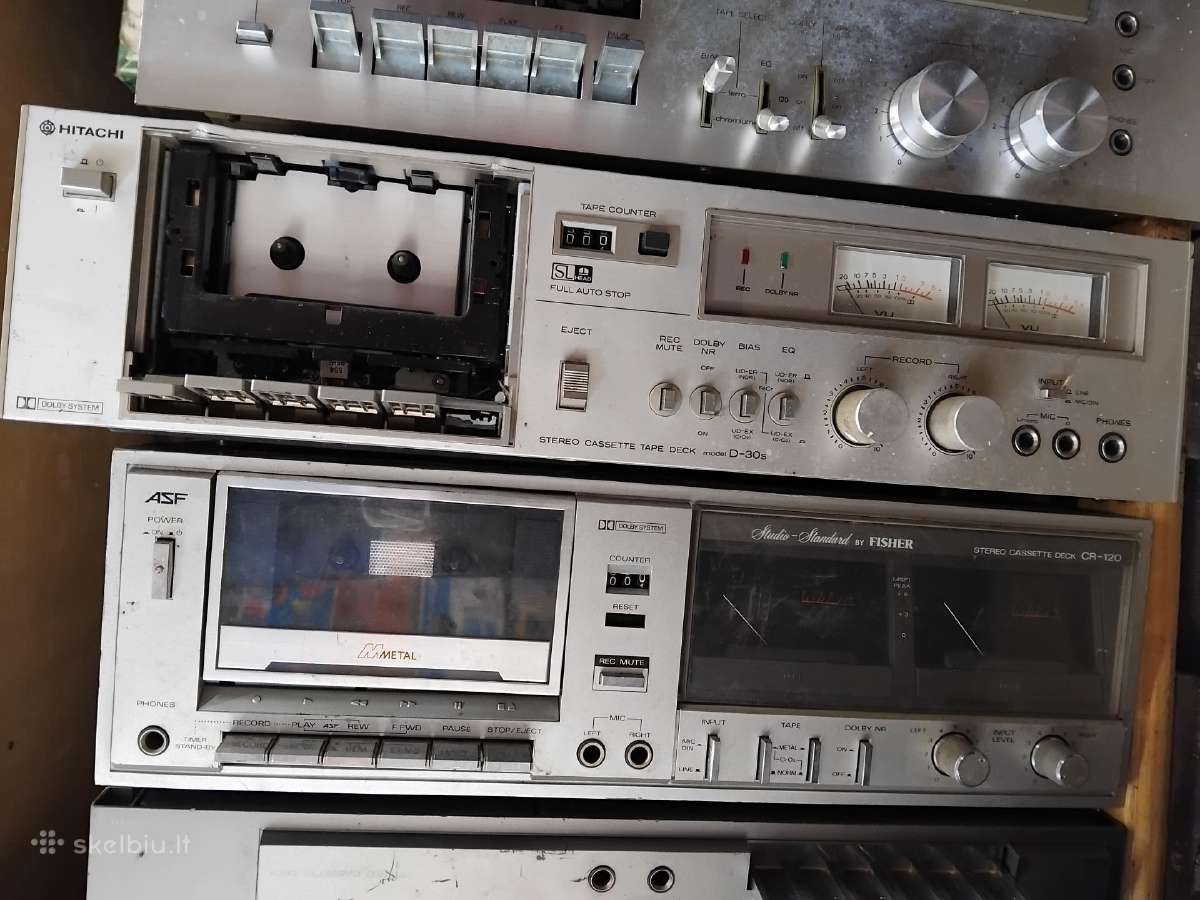 Ivairios audio kaseciu dekos