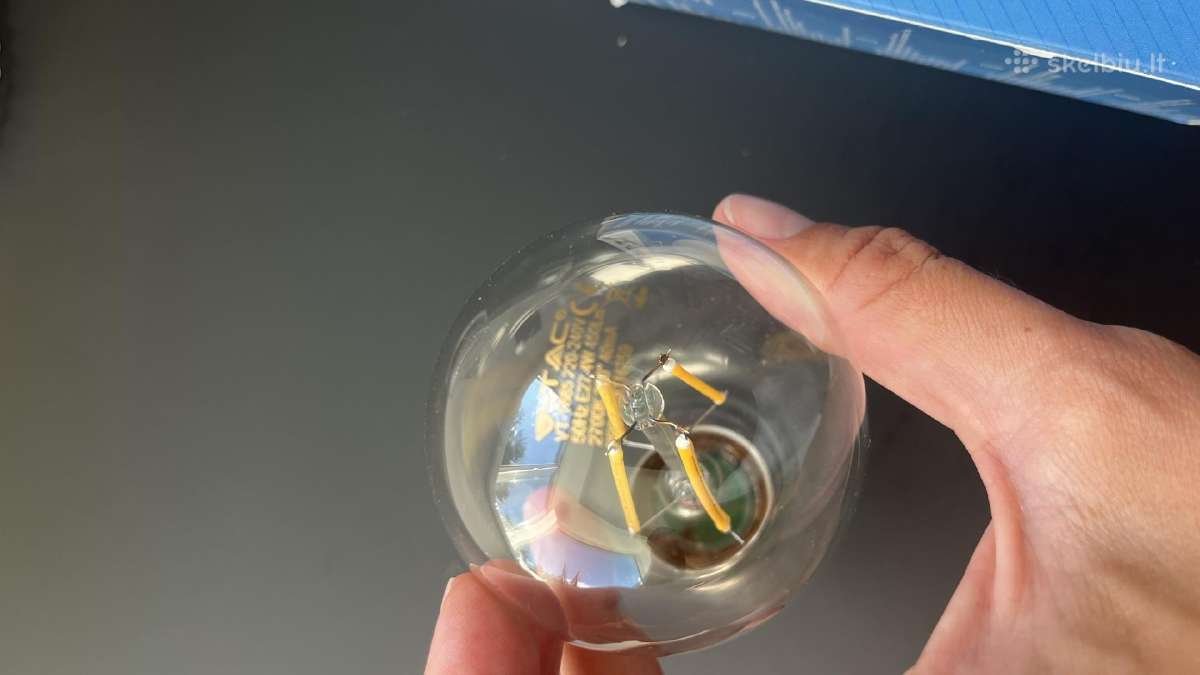 Lemputes Edison LED ir Henske kaitrines - nuotraukos Nr. 5