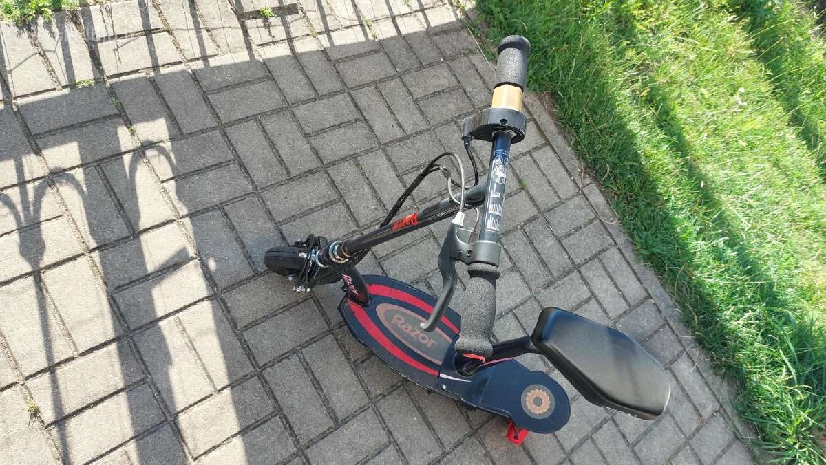 Vaikiškas paspirtukas su sėdyne - nuotraukos Nr. 2