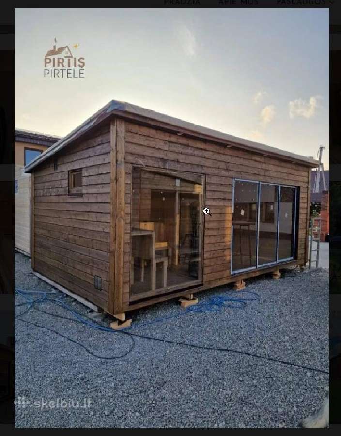 Karkasinė Pirtis 3x6 Kubilai su LED apšvietimu - nuotraukos Nr. 6