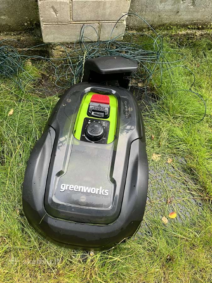 Greenworks optimow 4 vejos robotas naudotas 4.5aro