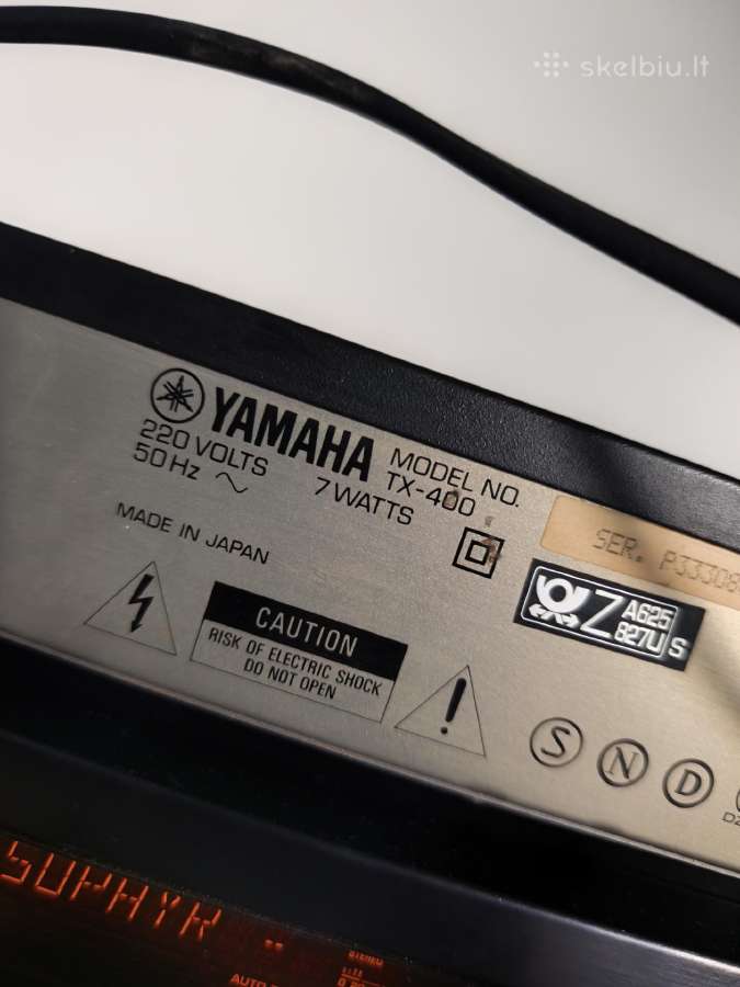 Yamaha Stereo Tuner Tx-400 - nuotraukos Nr. 4