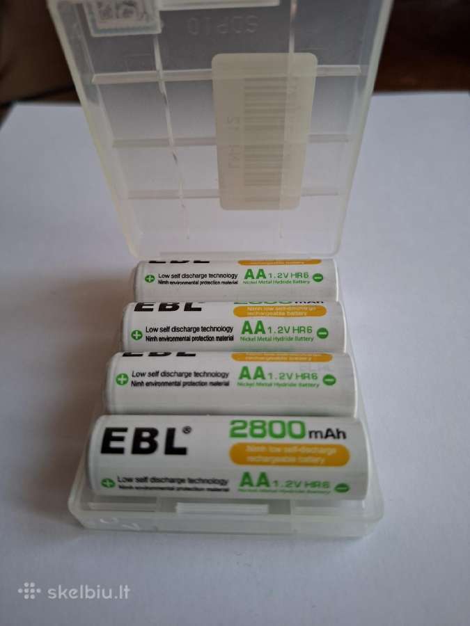 Įkraunamos baterijos Ebl 2800 mah