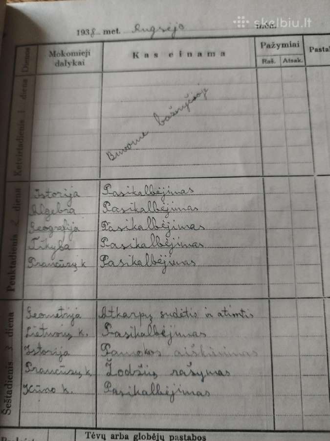 Dienynas 1938/9 - nuotraukos Nr. 6