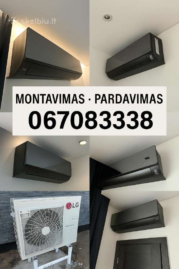 Oro kondicionieriai, Oras - Vanduo, Montavimas - nuotraukos Nr. 2