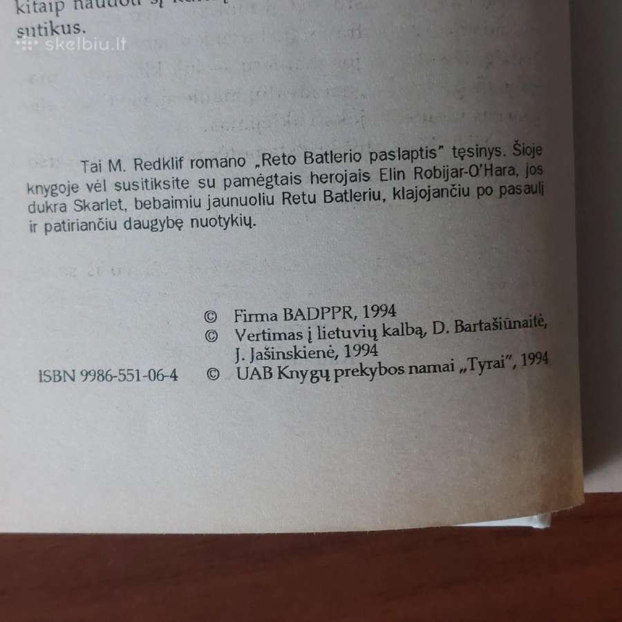 M. Mitčel - Skarlet vaikystė - nuotraukos Nr. 8