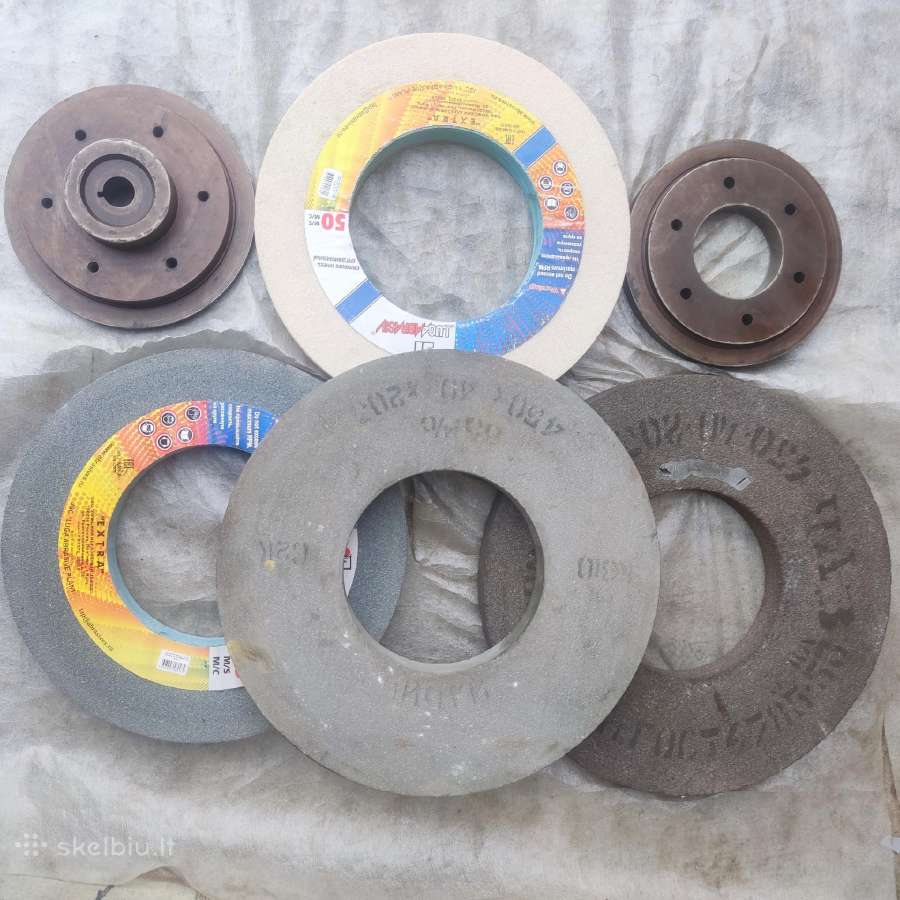 Šlifavimo diskai D 450; 400 / 40 / 203; flanšai