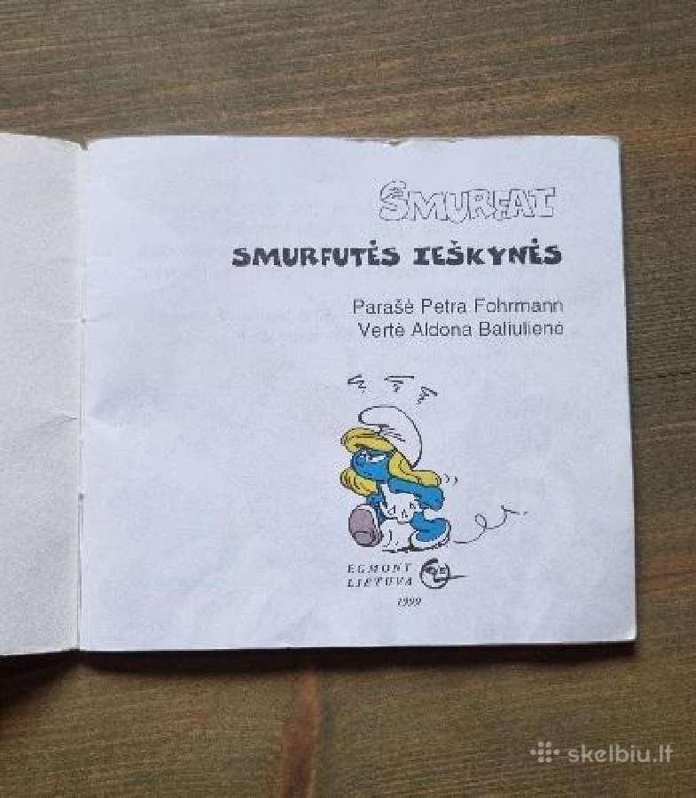 Smurfai. Smurfutės ieškynės - nuotraukos Nr. 2