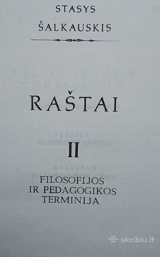 Stasys Šalkauskis. Raštai, t. 1-2 - nuotraukos Nr. 7